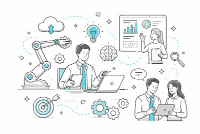 El futuro del trabajo sketch