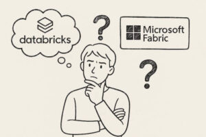 Databricks vs microsoft fabric sketch