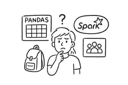 Sketch pandas vs spark